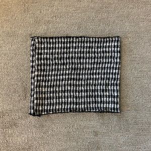 🍋Checkered Tube Top